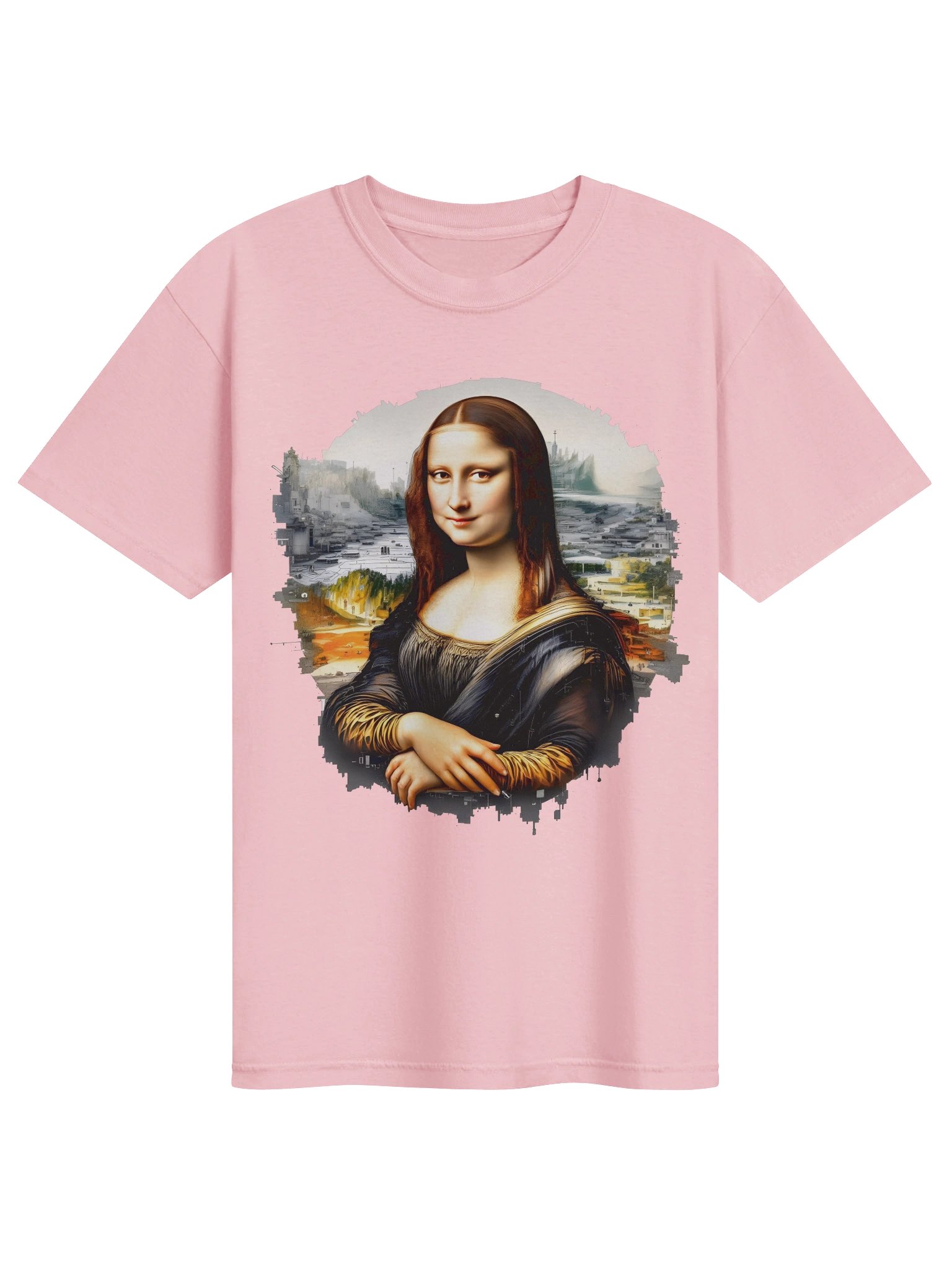 Surreal Mona Lisa Graphic Tee product image (57)