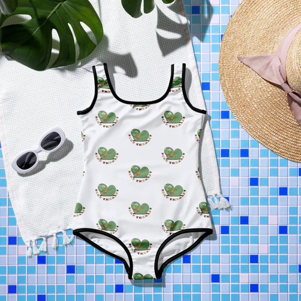 Pixelated Iconic Youth Swimsuit product image (8)