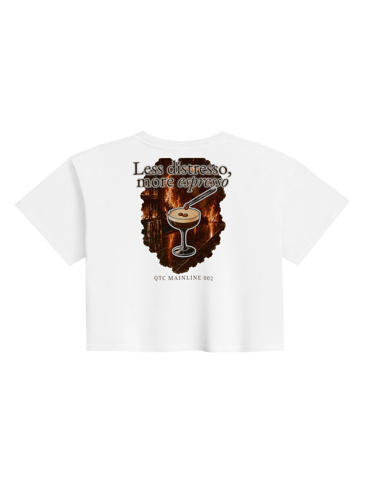 QTC Mainline 002 — Less Distresso | Cropped Tee product image (2)