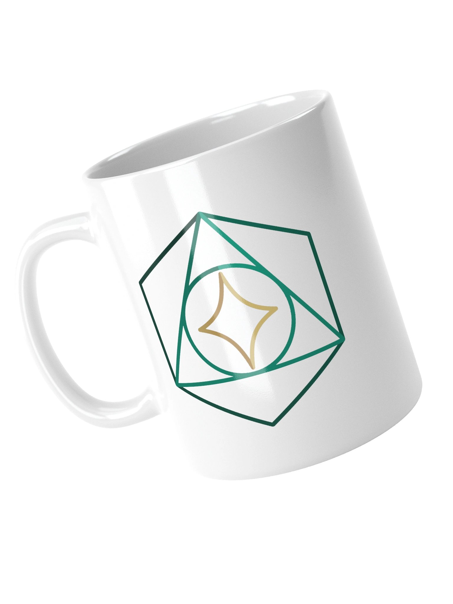 Arcane Circle Logo White Mug product image (14)