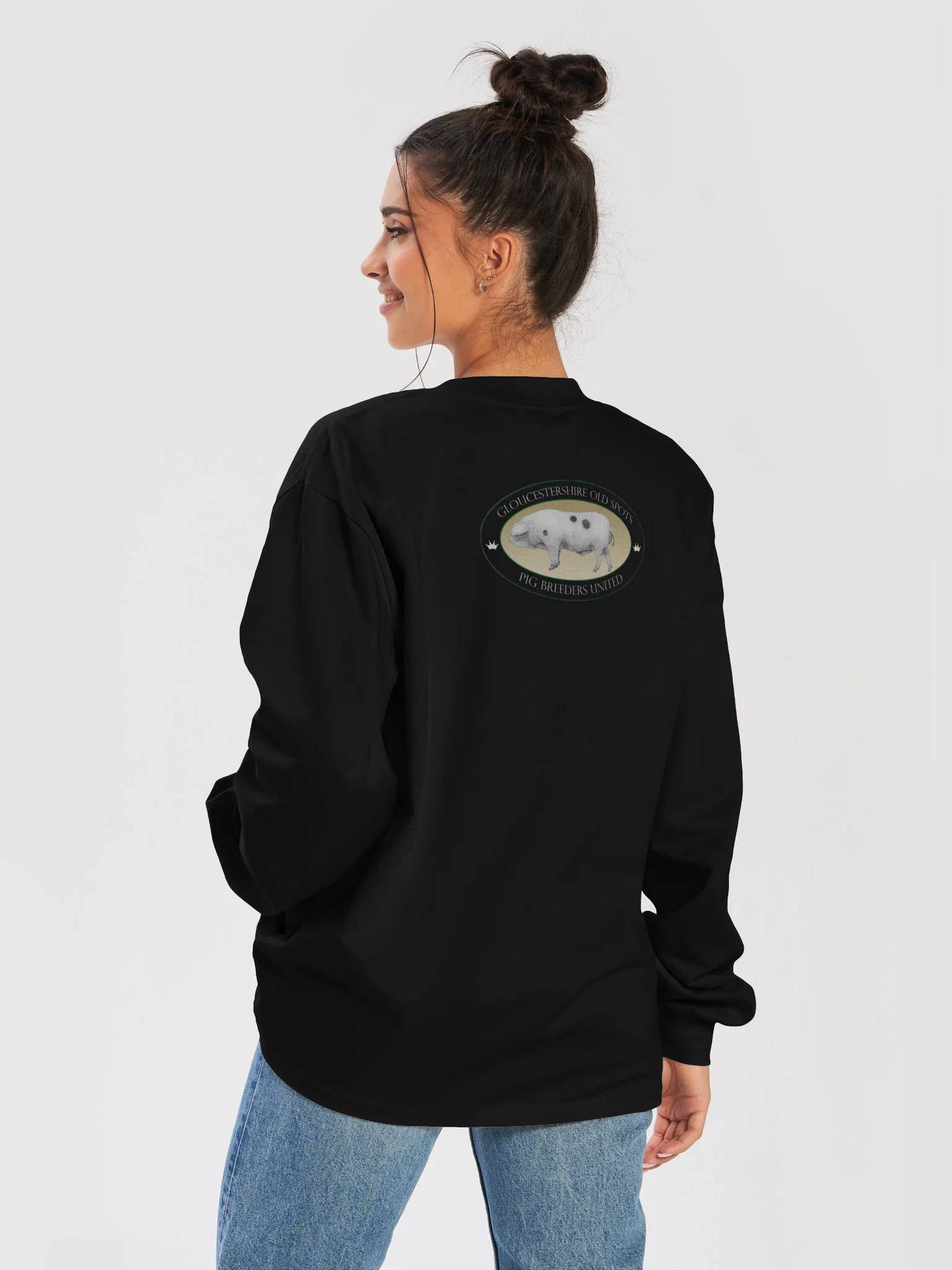 Gloucestershire Old Spots Pig Breeders United Long Sleeve Shirt product image (8)