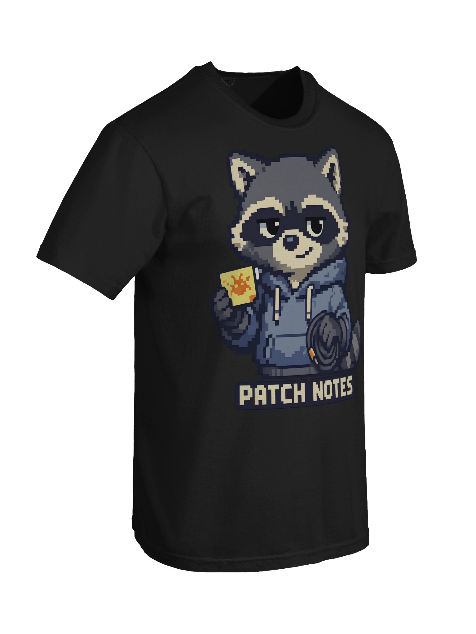 Patch Notes Raccoon T-Shirt product image (8)