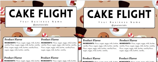 Warm Wishes Label Template Bundle product image (3)