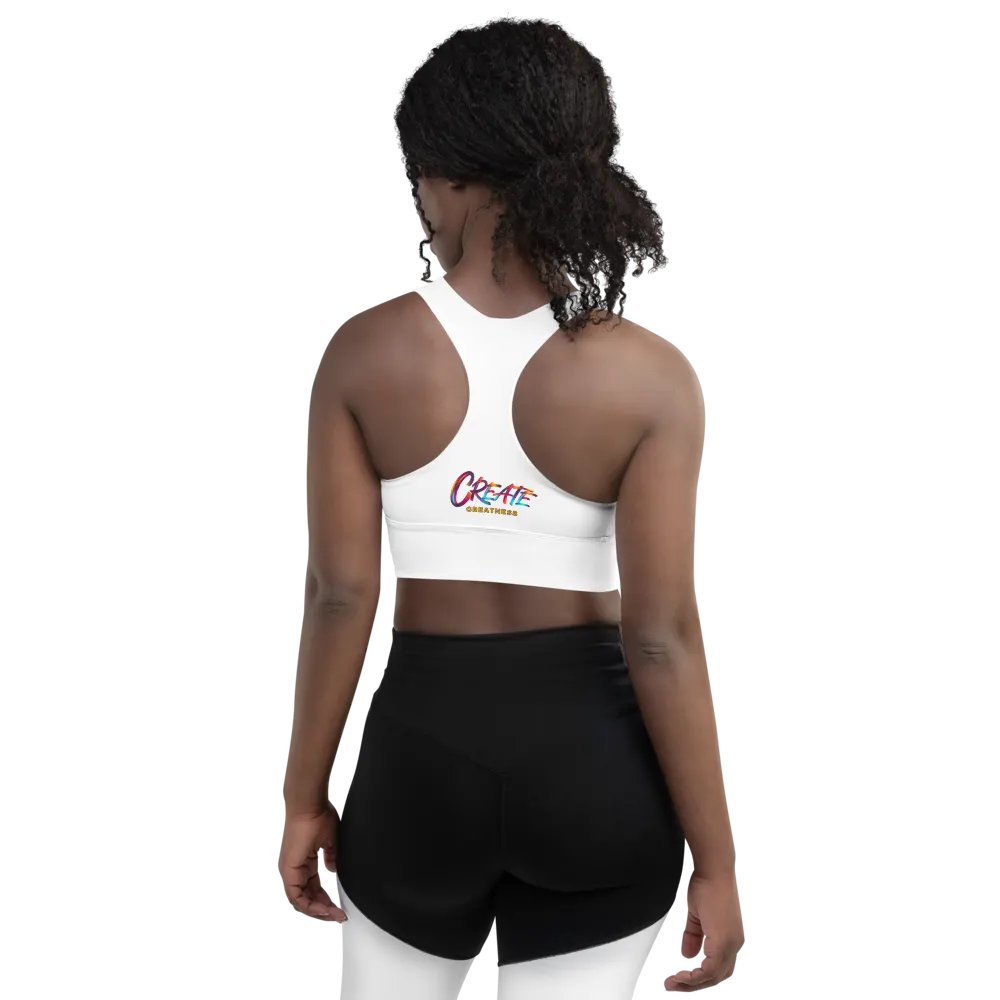 Energize Born to Prosper Padded Workout Sports Bra product image (12)