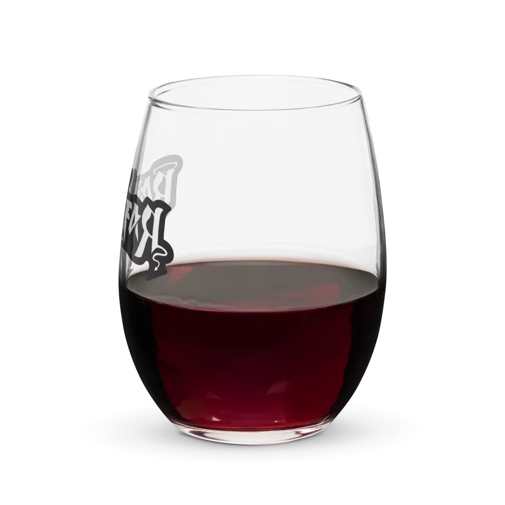 RafaZafar Logotext Stemless Wineglass (outlined) product image (7)