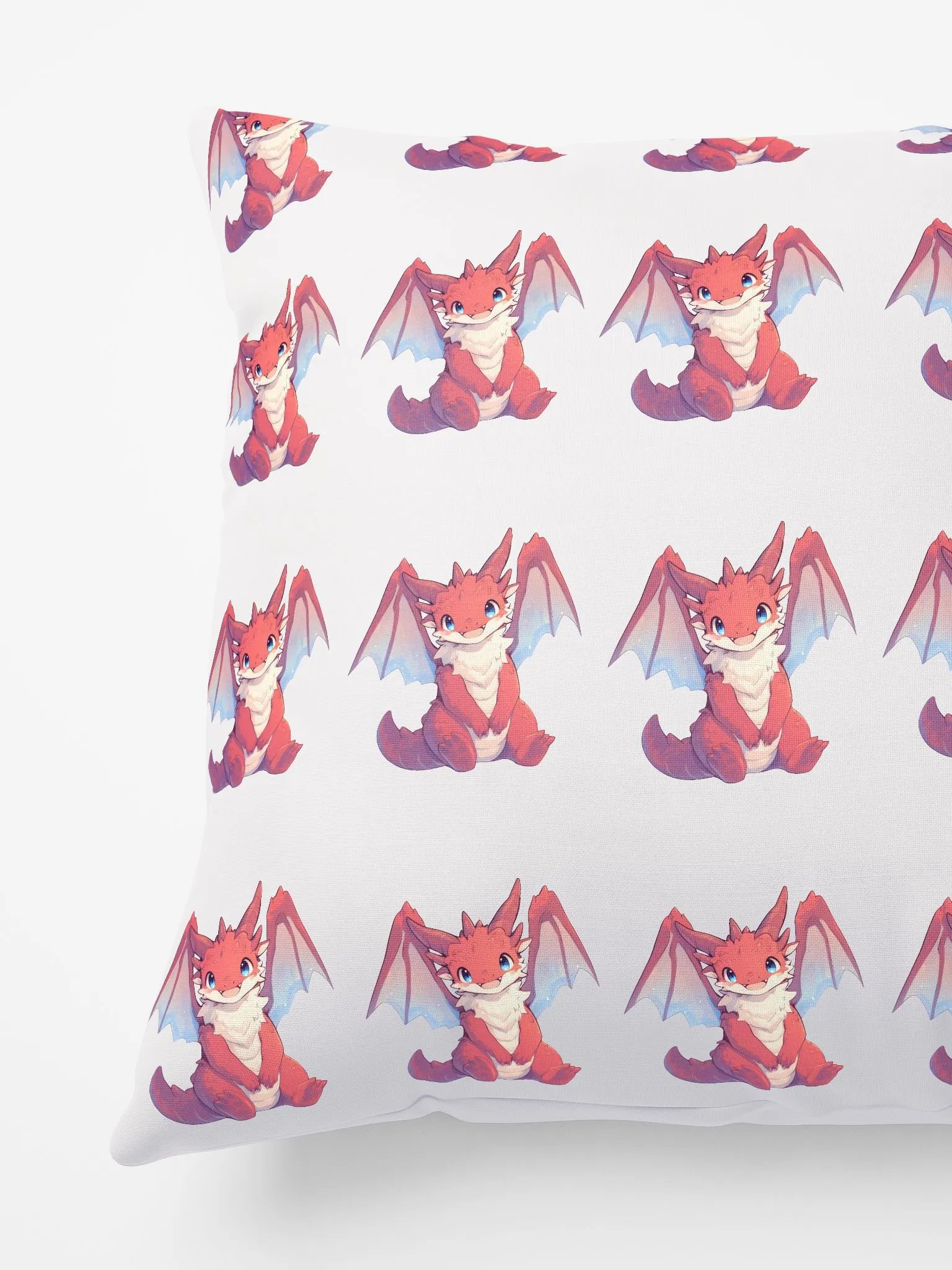 All-Over Print Basic Pillow Cute Happy Dragon SR product image (3)