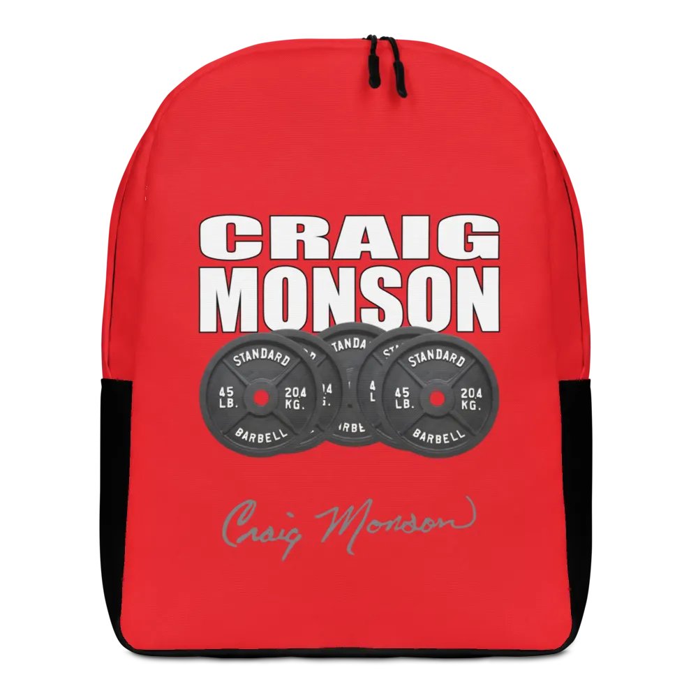 Craig Monson Barbell Signature Series Backpack (Red) product image (1)