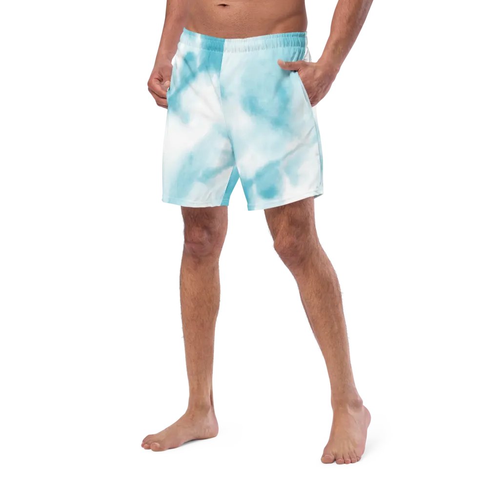 Blue Tye Dye Swim Trunks product image (7)
