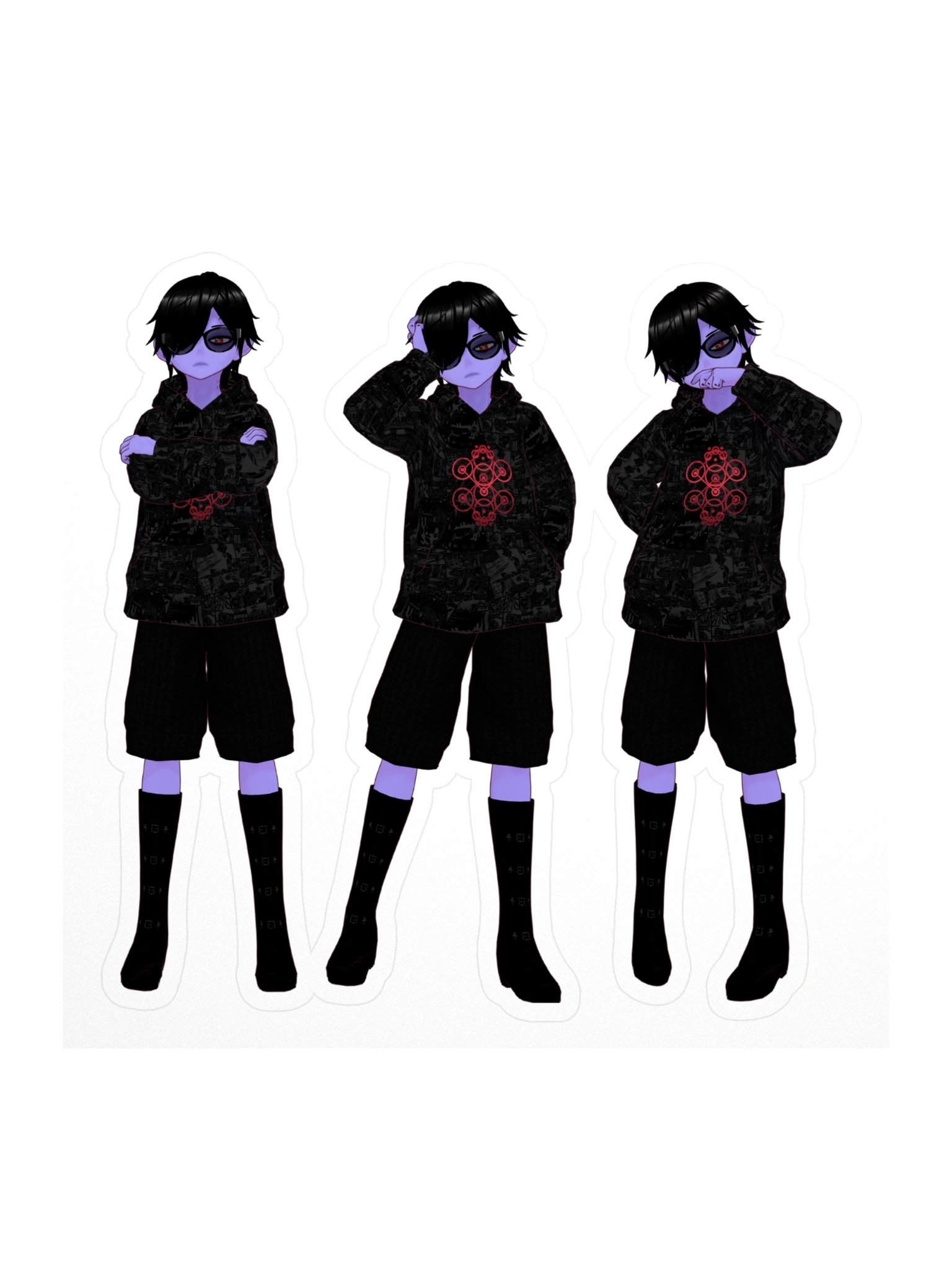 Steve the Vampire Sticker Sheet #1 product image (1)