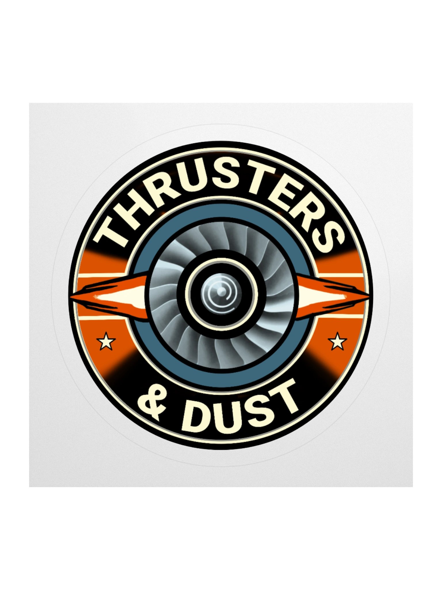 Thrusters & Dust Crew Sticker (3 sizes) product image (3)