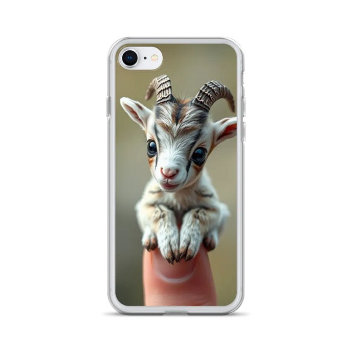 Tiny Mountain Goat On a Fingertip iPhone® Case product image (24)