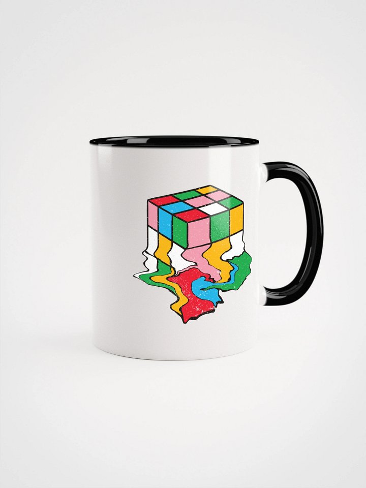 Melting Cube White Mug - Double Sided Print product image (1)