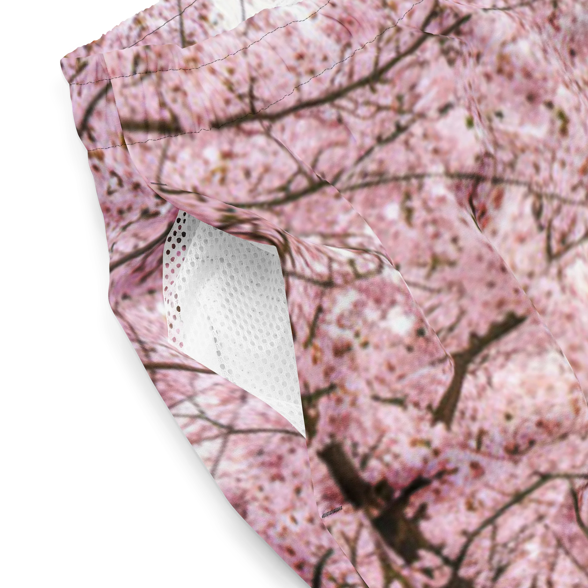 Men's Cherry Blossom Swim Trunks | Japanese Sakura Beach Shorts product image (3)
