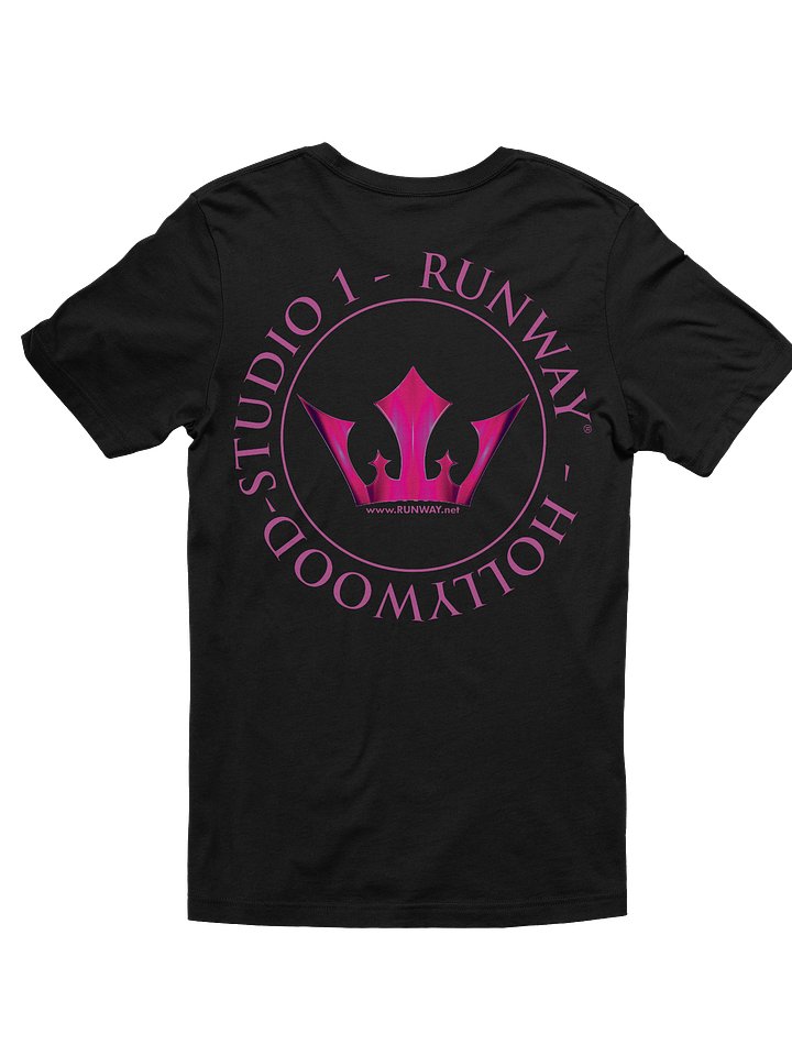 Runway Magazine Studio 1 - Black Premium T-Shirt - Pink Logo product image (2)