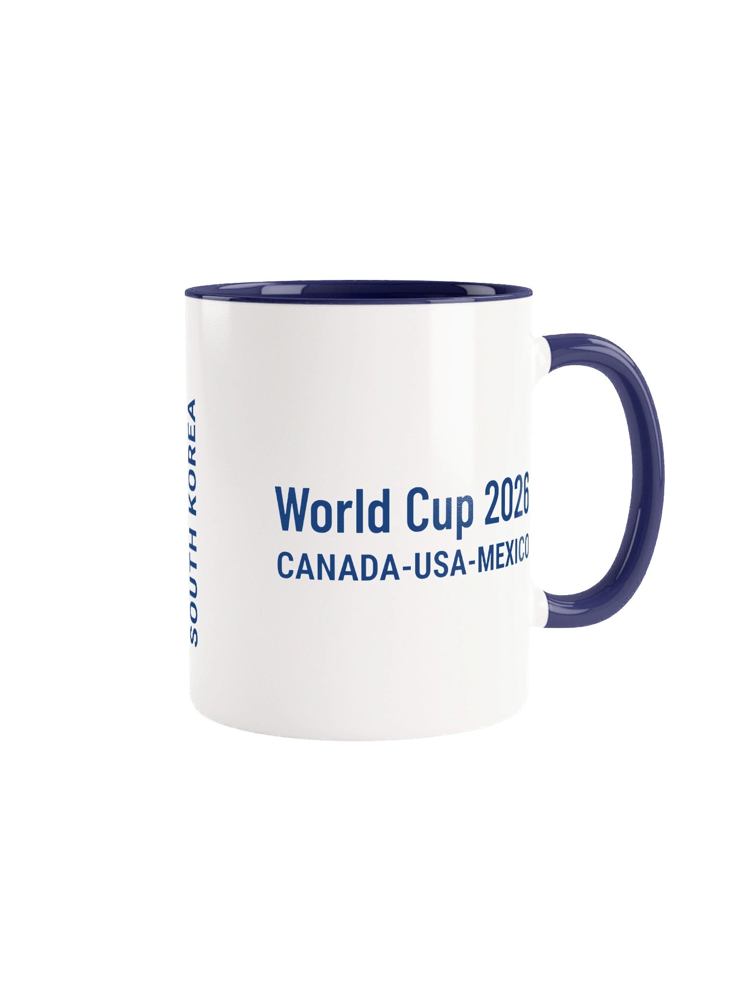 South Korea 2026 World Cup Flag Mug - South Korea Soccer Fan Coffee Cup - Premium Two-Tone Ceramic Mug product image (1)