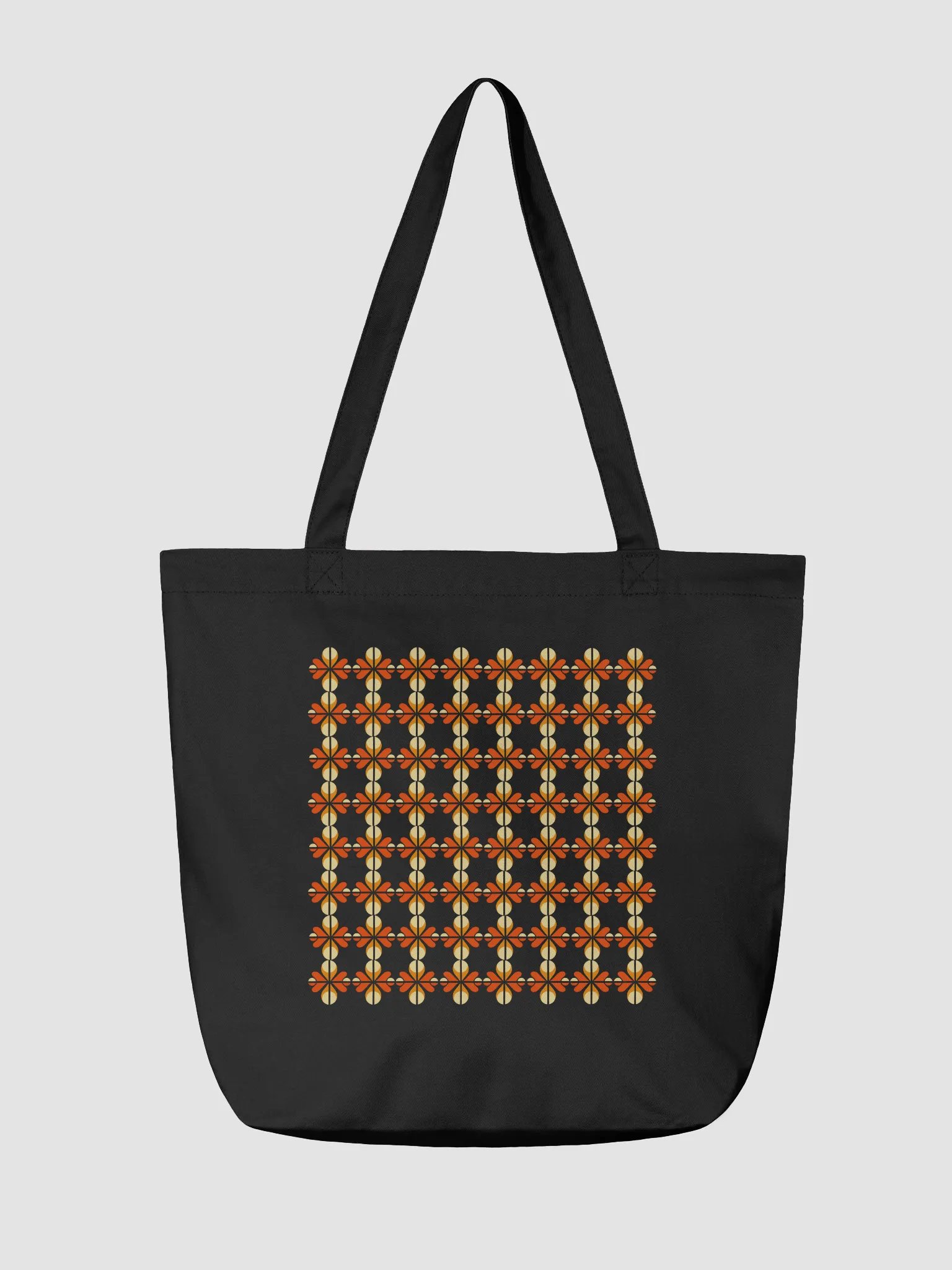 Geometric Floral Pattern Eco Tote product image (3)