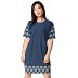 Pod print T-shirt dress