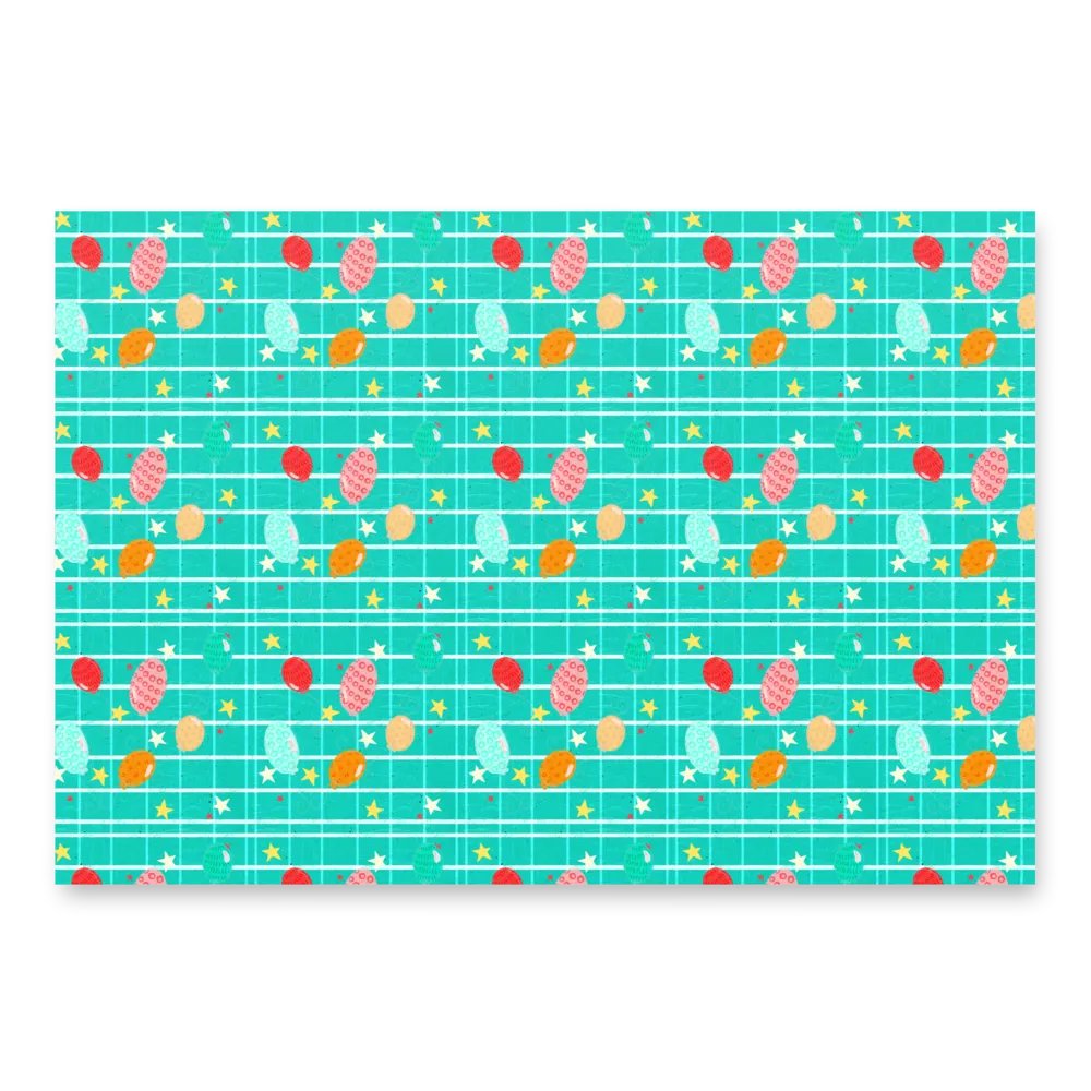 Animal Birthday Party Wrapping Paper product image (2)
