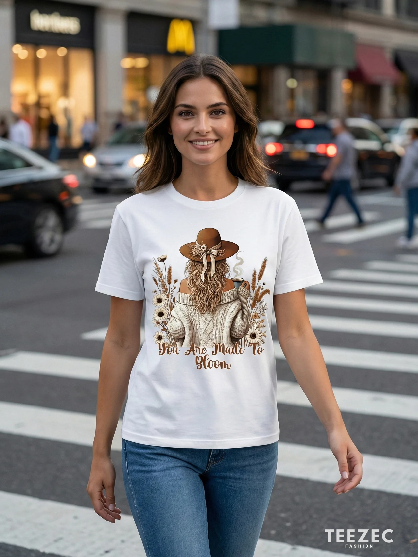 You Are Made To Bloom – Women’s Premium Graphic T-Shirt product image (5)