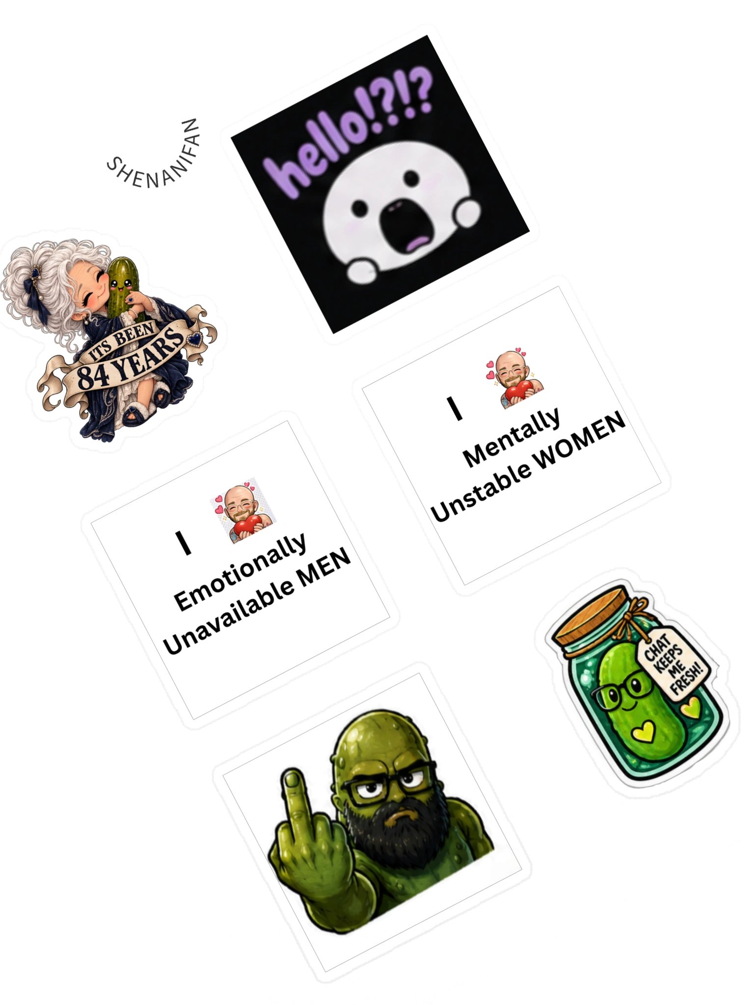 theres STICKERS?! product image (1)