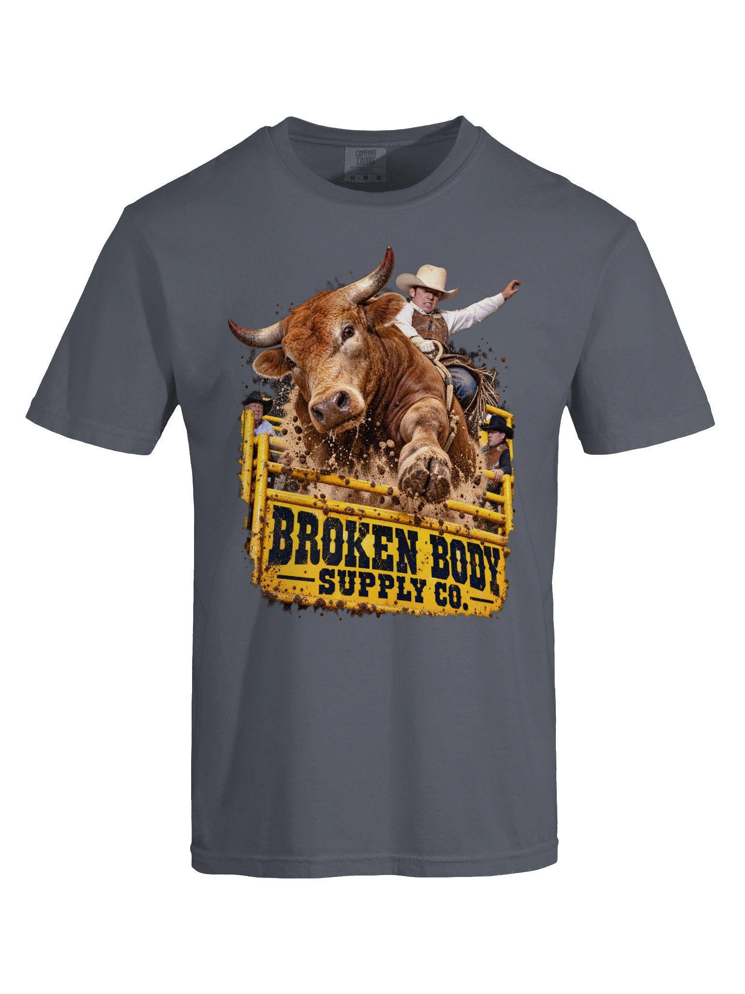Bull Riding Shirt — Gate Breaker Charging Bull Tee | Broken Roughstock™ product image (10)