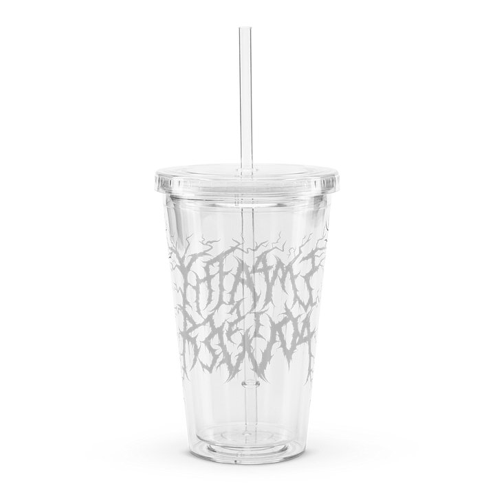 *NEW!* EIP Double Walled Clear Plastic Tumbler (16 oz) BLACK product image (2)