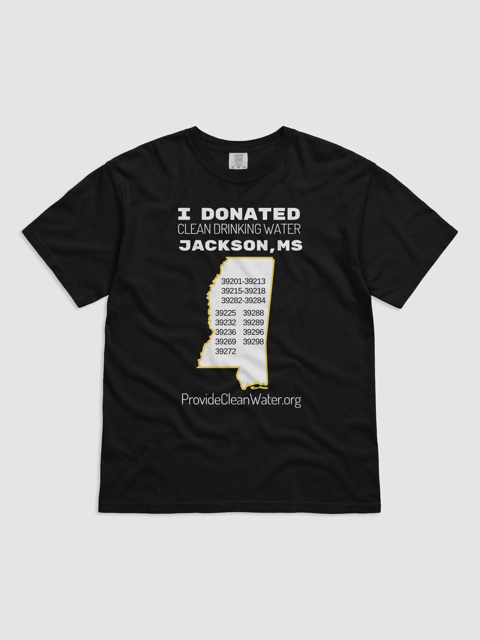 I Donated Jackson, MS Color T-Shirt product image (1)
