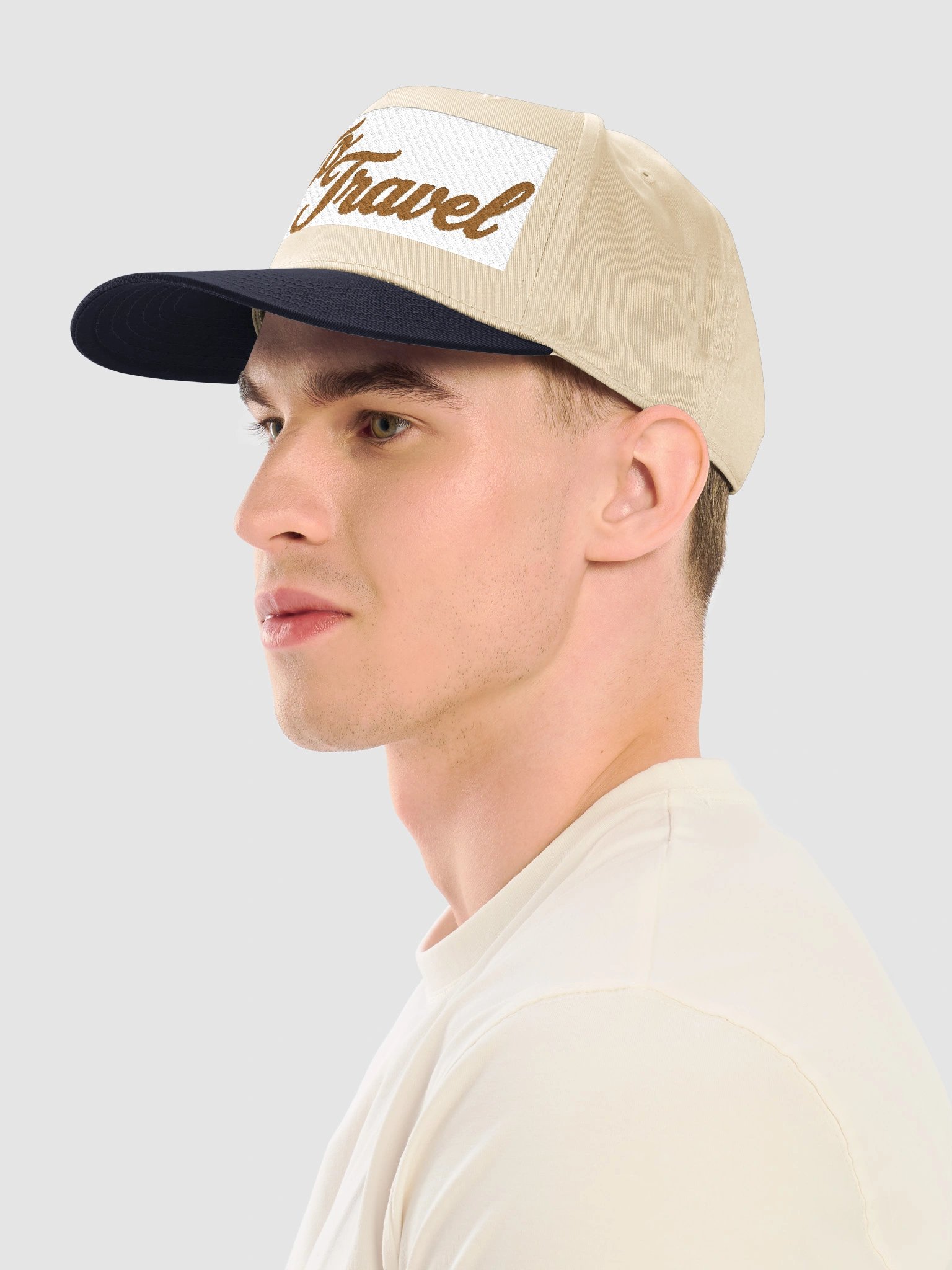 Plato Travel Script Hat – Navy product image (7)