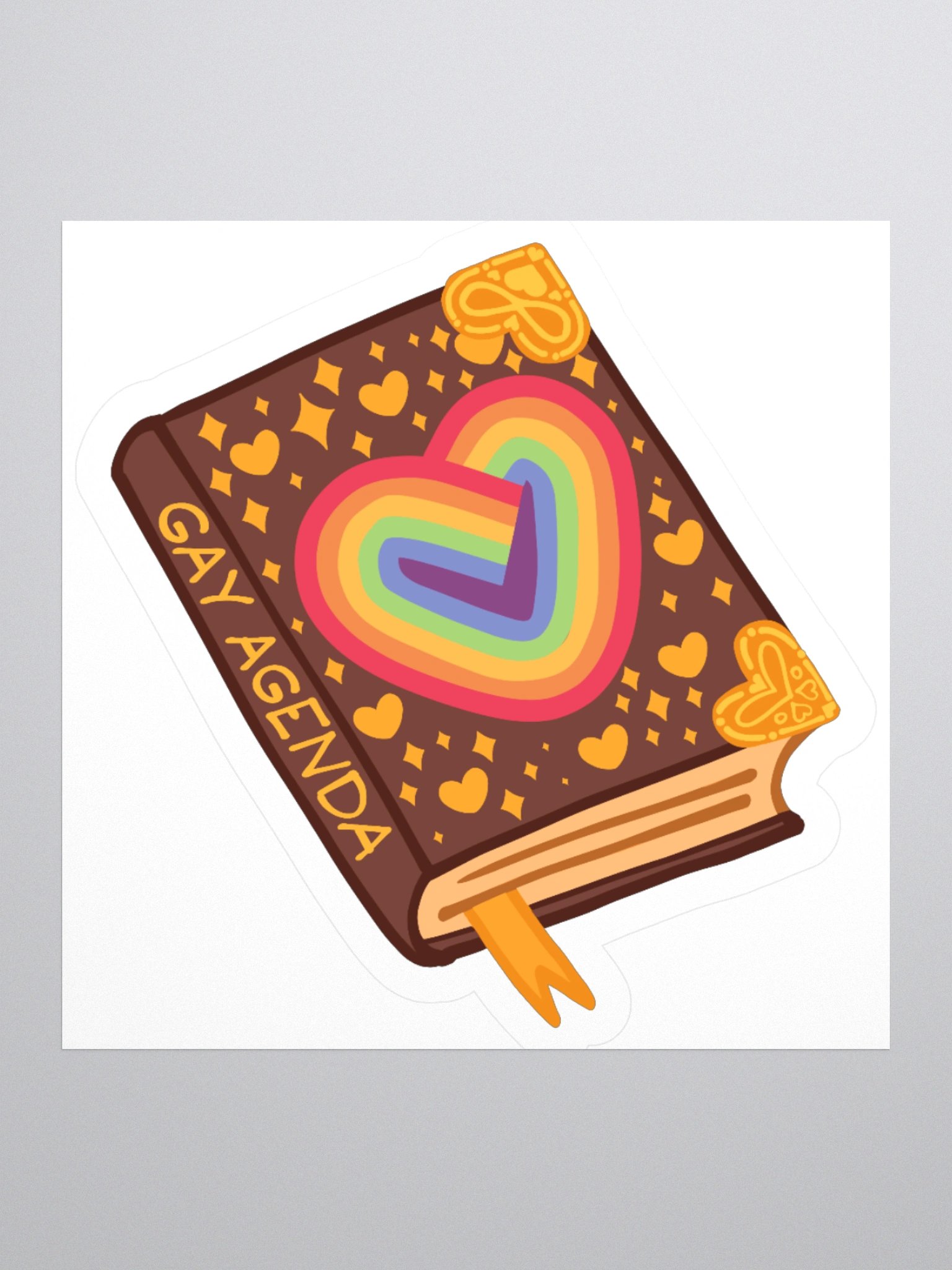 Gay Agenda Sticker (For Journaling) product image (1)