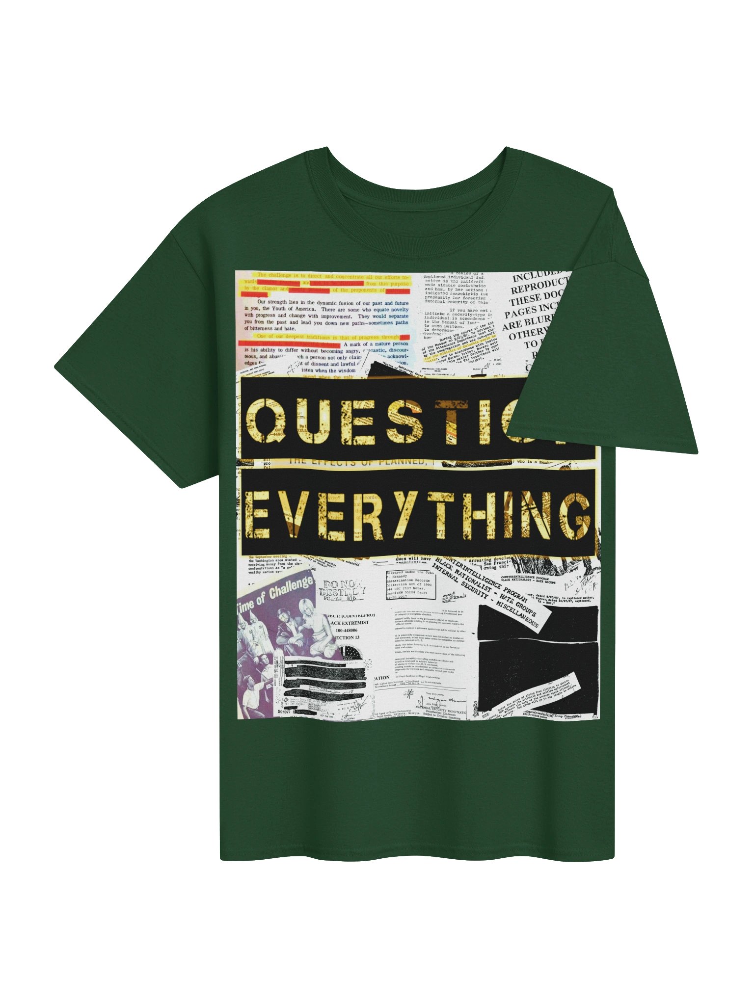 QUESTION EVERYTHING - T-SHIRT (FRONT ONLY) product image (4)
