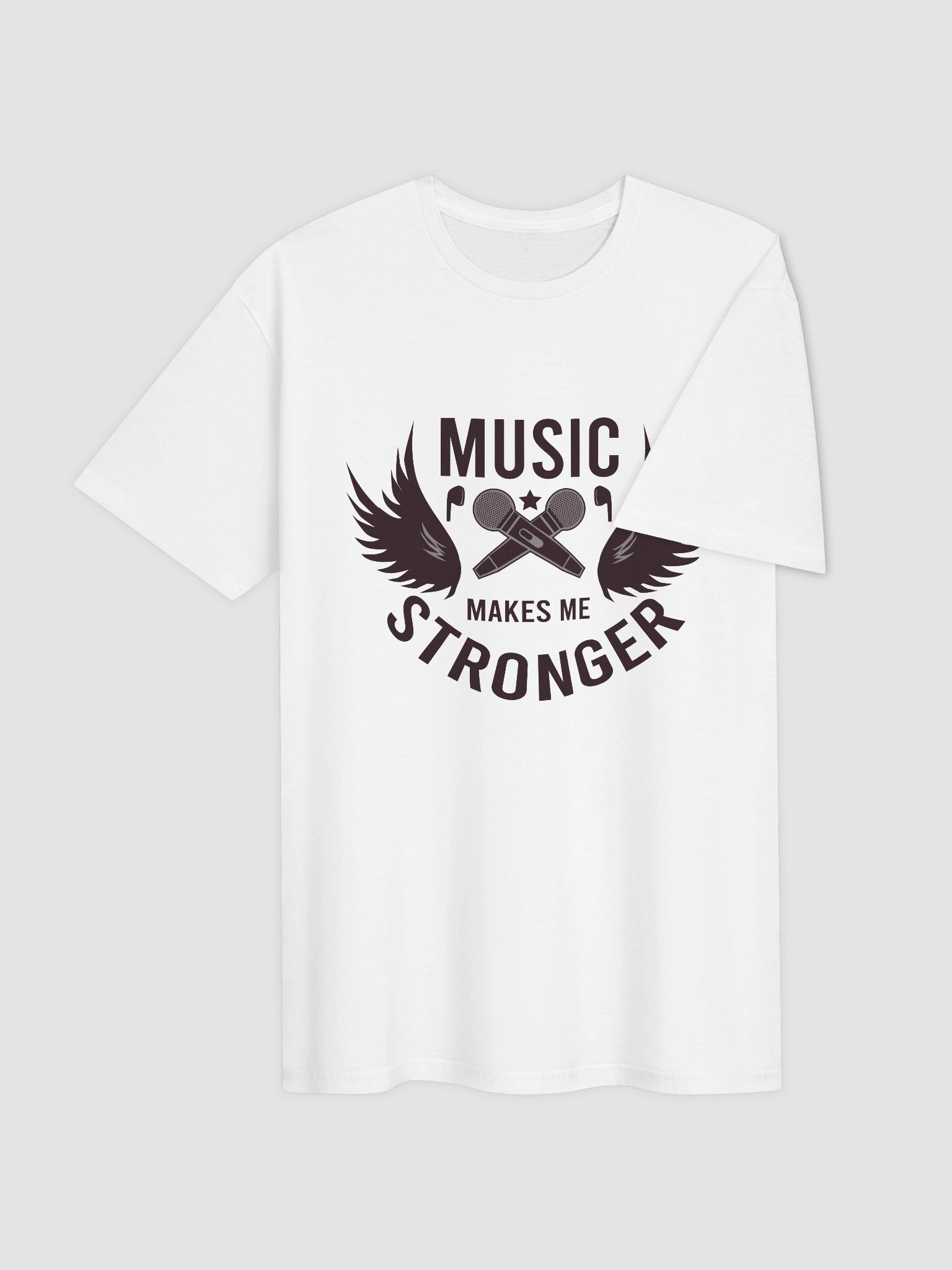 Vintage Music Makes Me Stronger Tee product image (4)