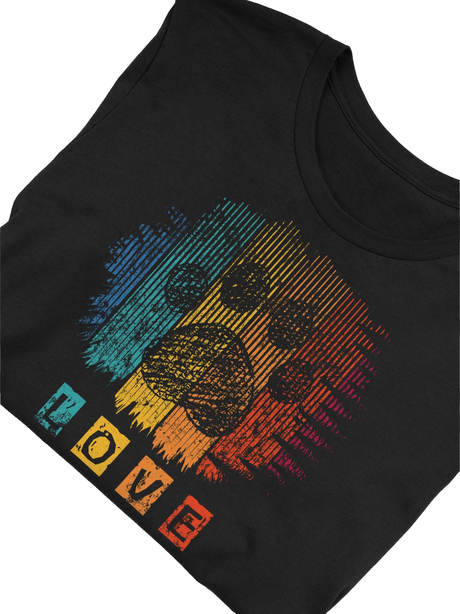 Retro 90s Grunge Cat Paw Print Love T-Shirt - Feline Lover Gift product image (5)