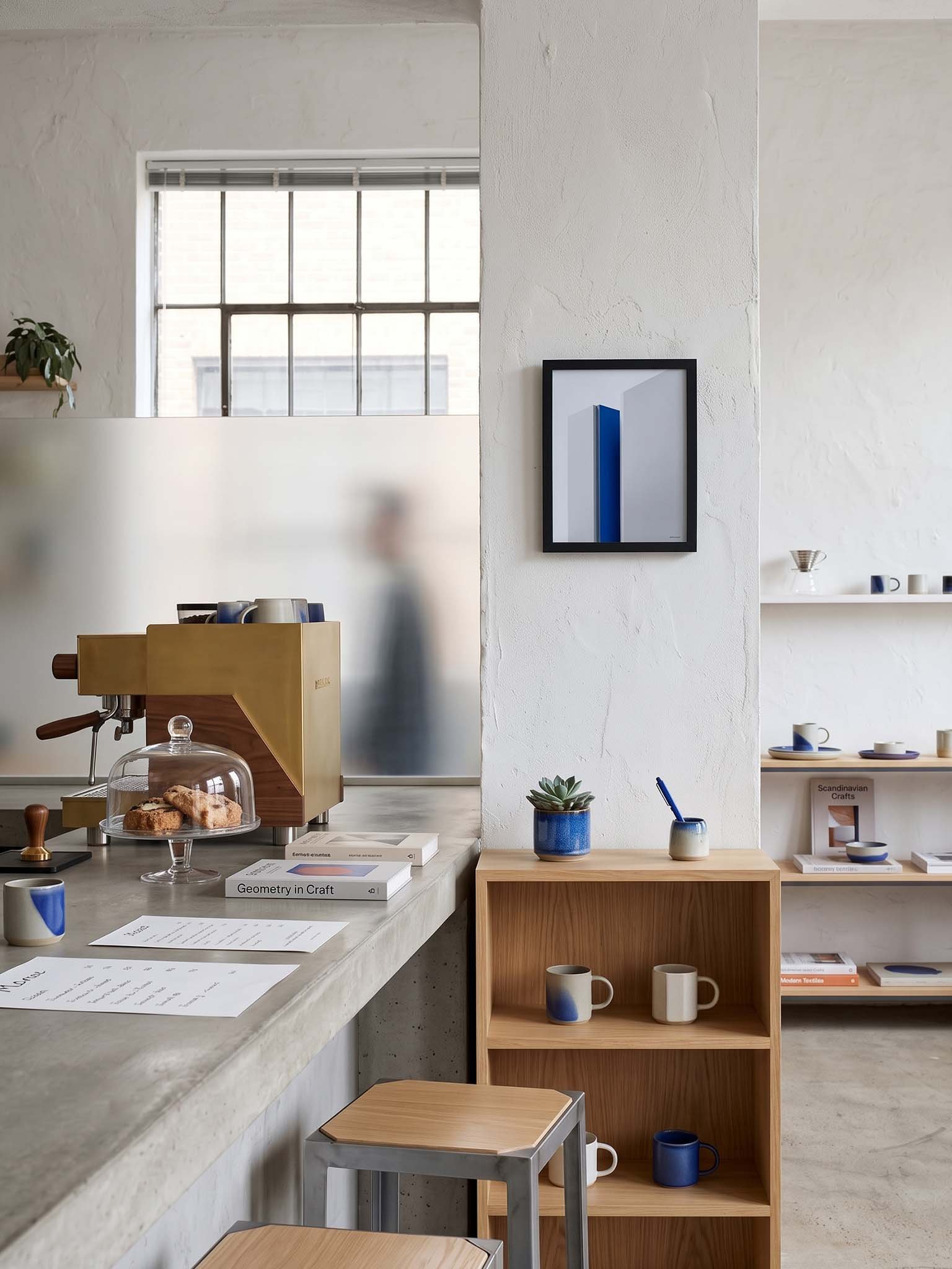 Cobalt Interval - Minimalist Architectural Wall Art product image (76)