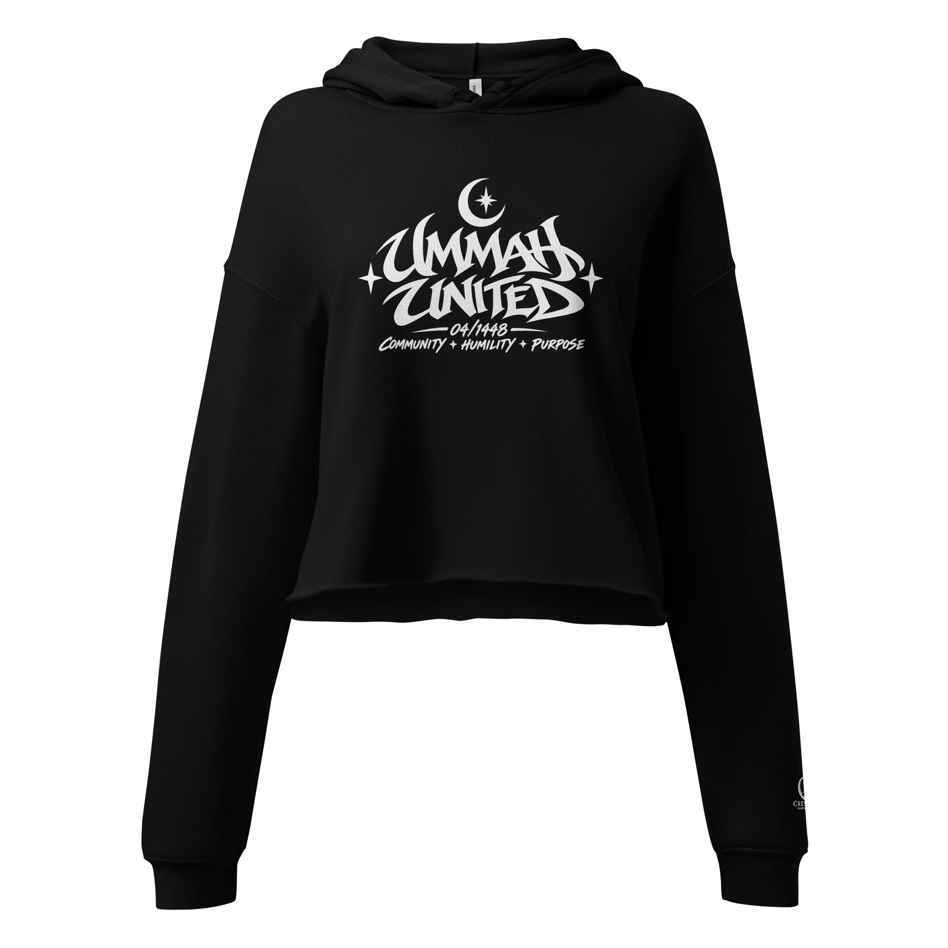 Ummah United 04 Signature Adult Crop Hoodie product image (1)