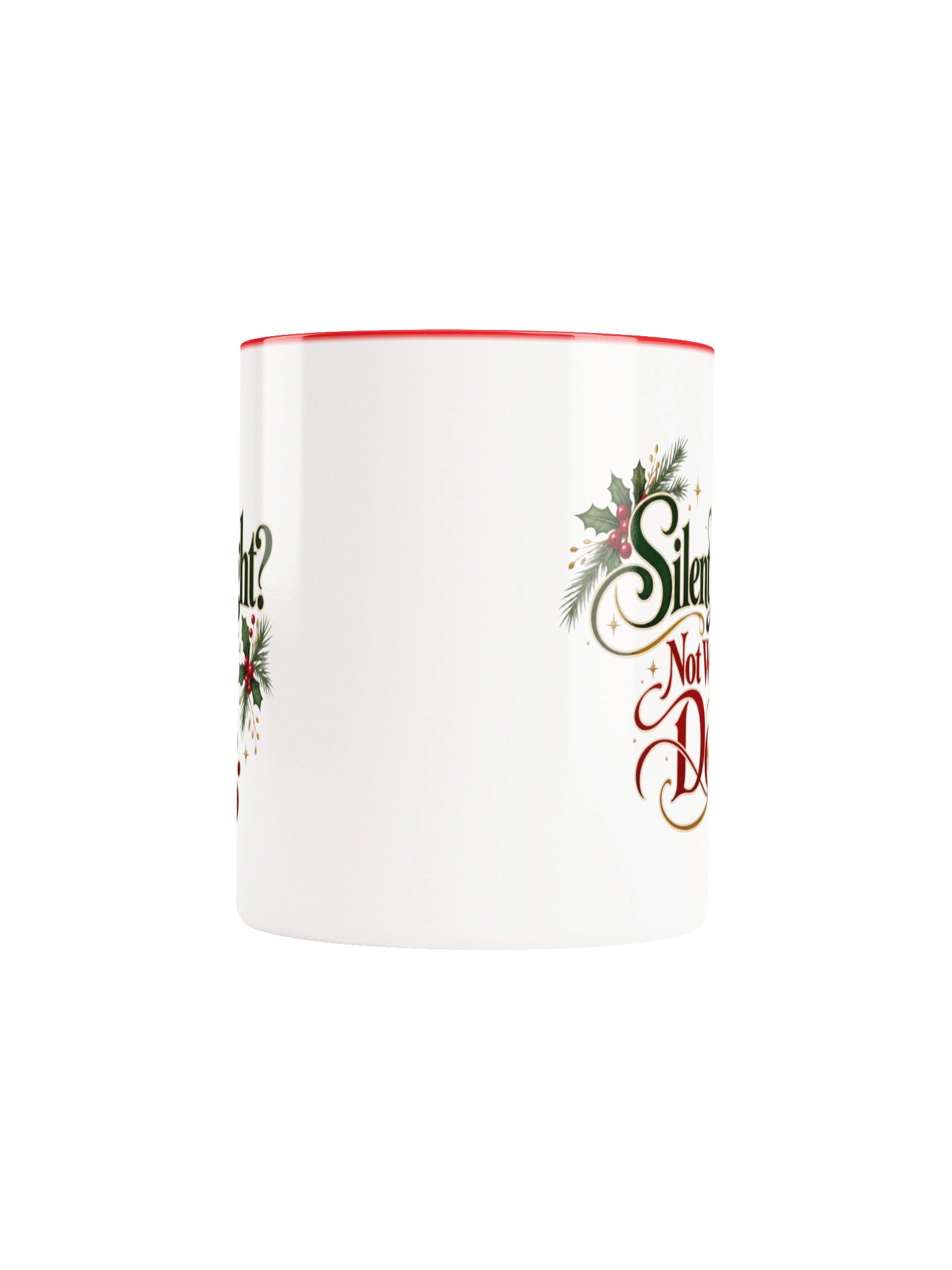 Funny Christmas Dog Lover Mug – Silent Night? Not With a Dog | Festive Holiday Coffee Cup product image (10)