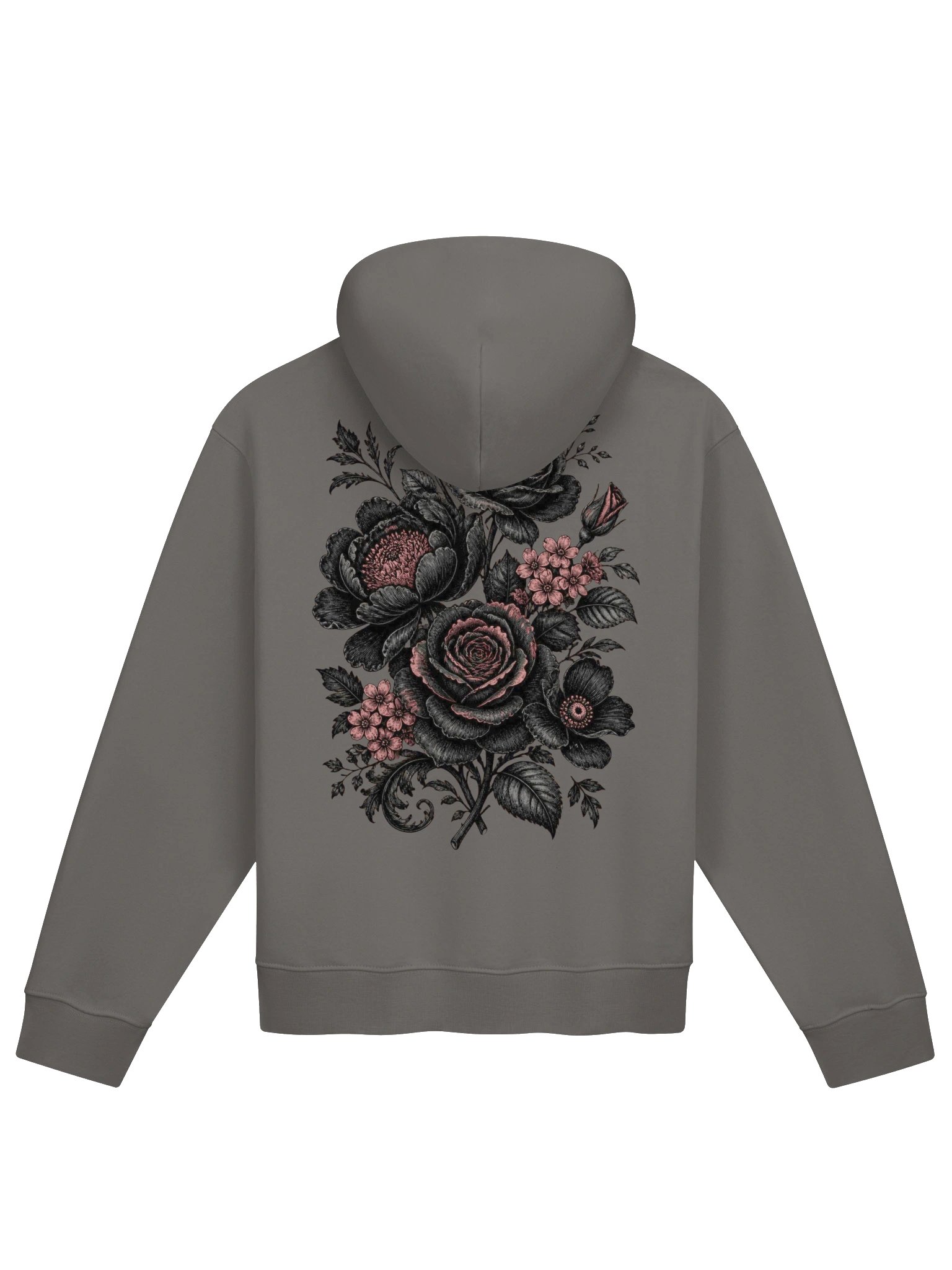 Midnight Rose Floral Hoodie product image (3)