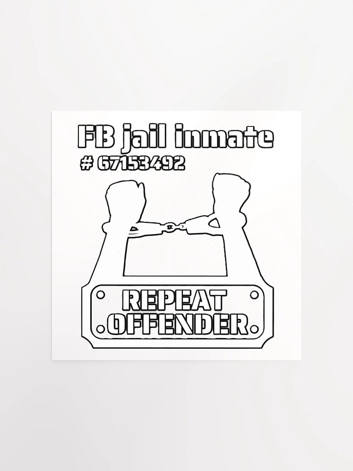 FB JAIL INMATE REPEAT OFFENDER product image (4)