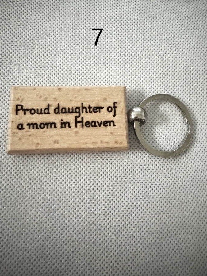 Wooden Engraved Keychains with Sayings & Quotes | Sweet, Sassy, Friendship & Love (2) product image (7)