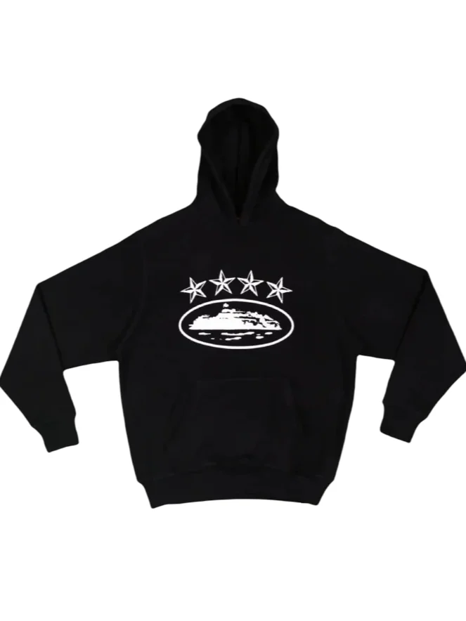 Corteiz 4Starz Alcatraz Hoodie Black product image (1)