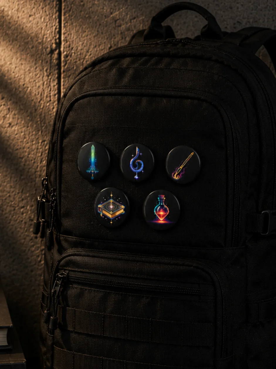 In Magic We Trust Art Pin Set product image (2)