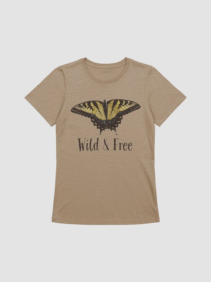 Simple Wild and Free Tiger Swallowtail Butterfly T-Shirt product image (2)