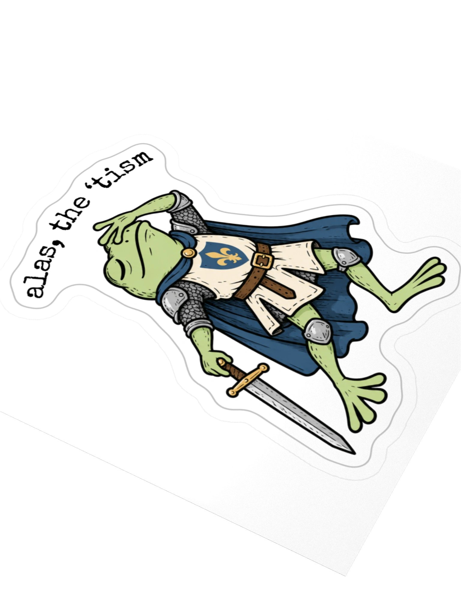 Alas, the 'Tism - Sticker product image (3)