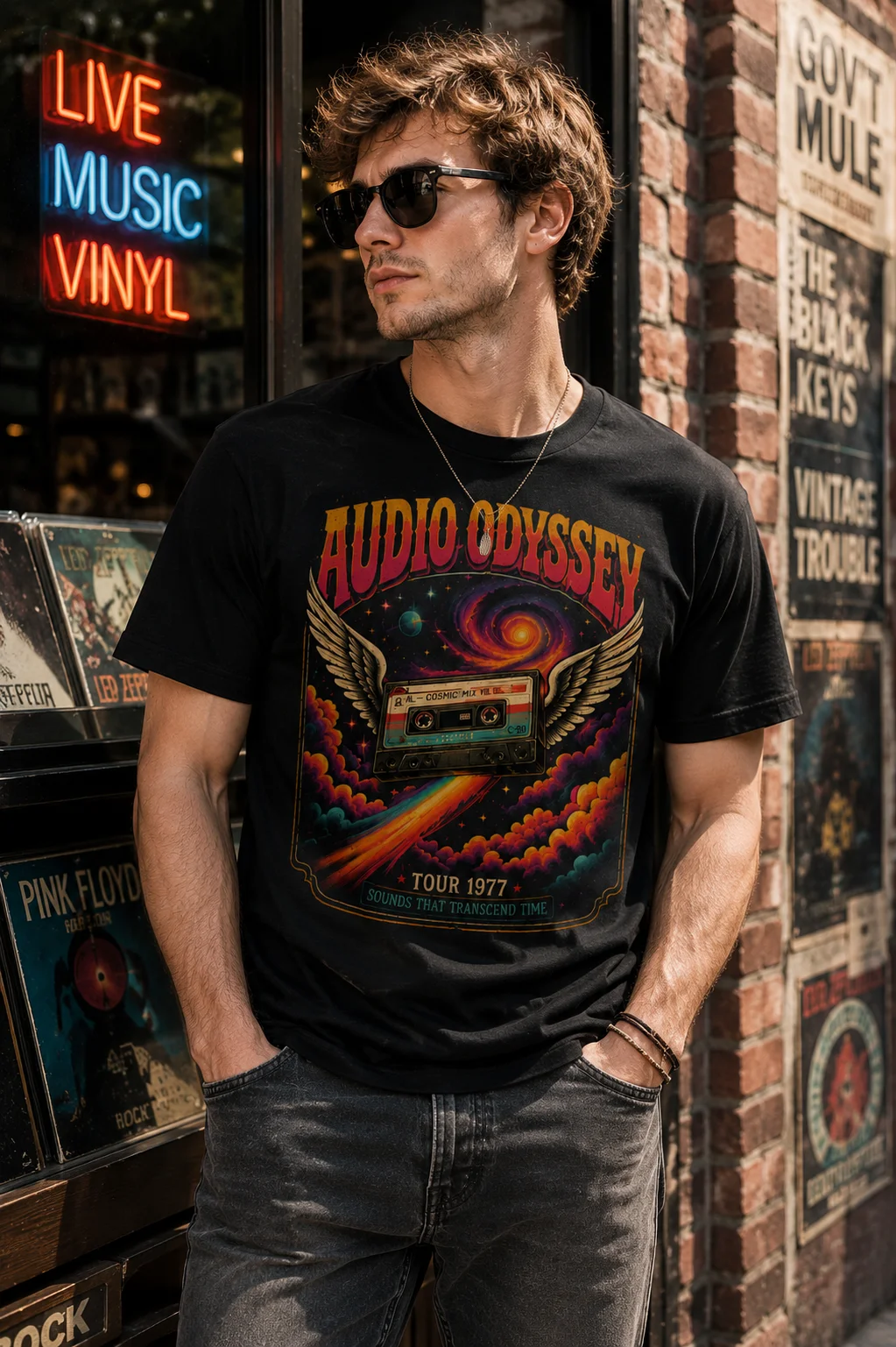 Audio Odyssey Cosmic Mix Tee product image (6)