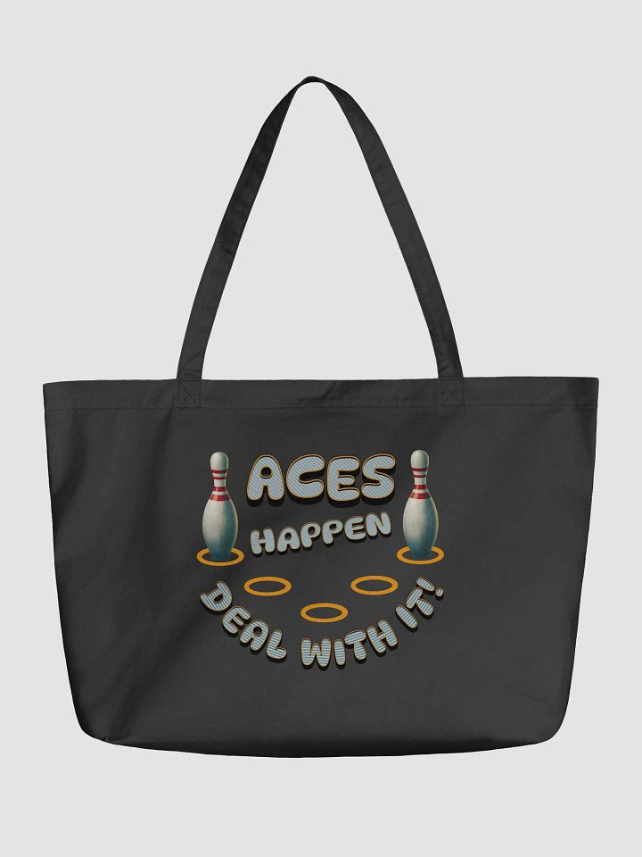 Aces Happen Deal With It Power Eco-Friendly Tote product image (2)