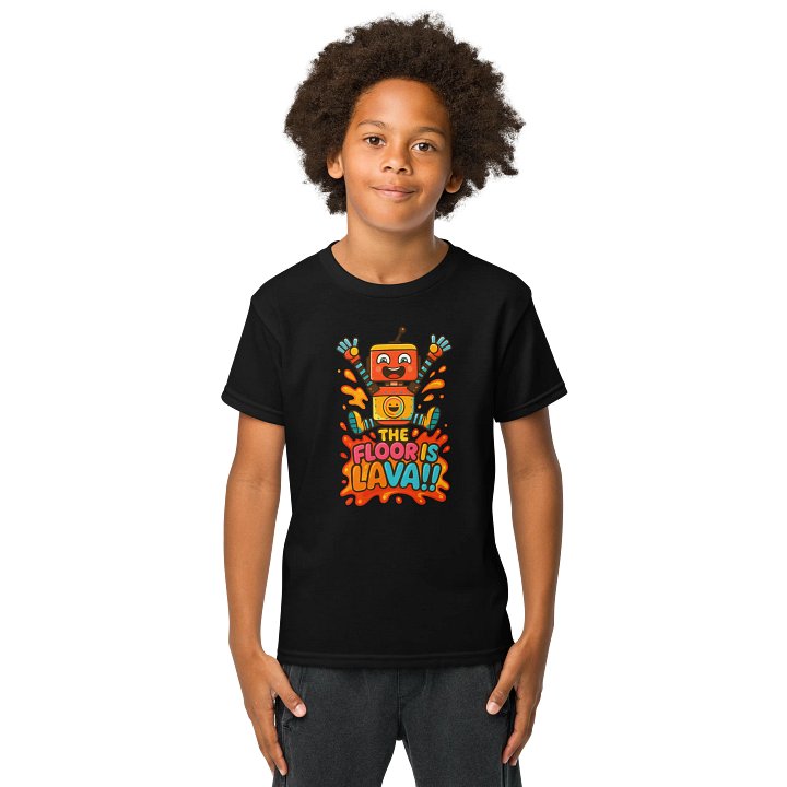 The Floor Is Lava! Kids Adventure Tee product image (1)