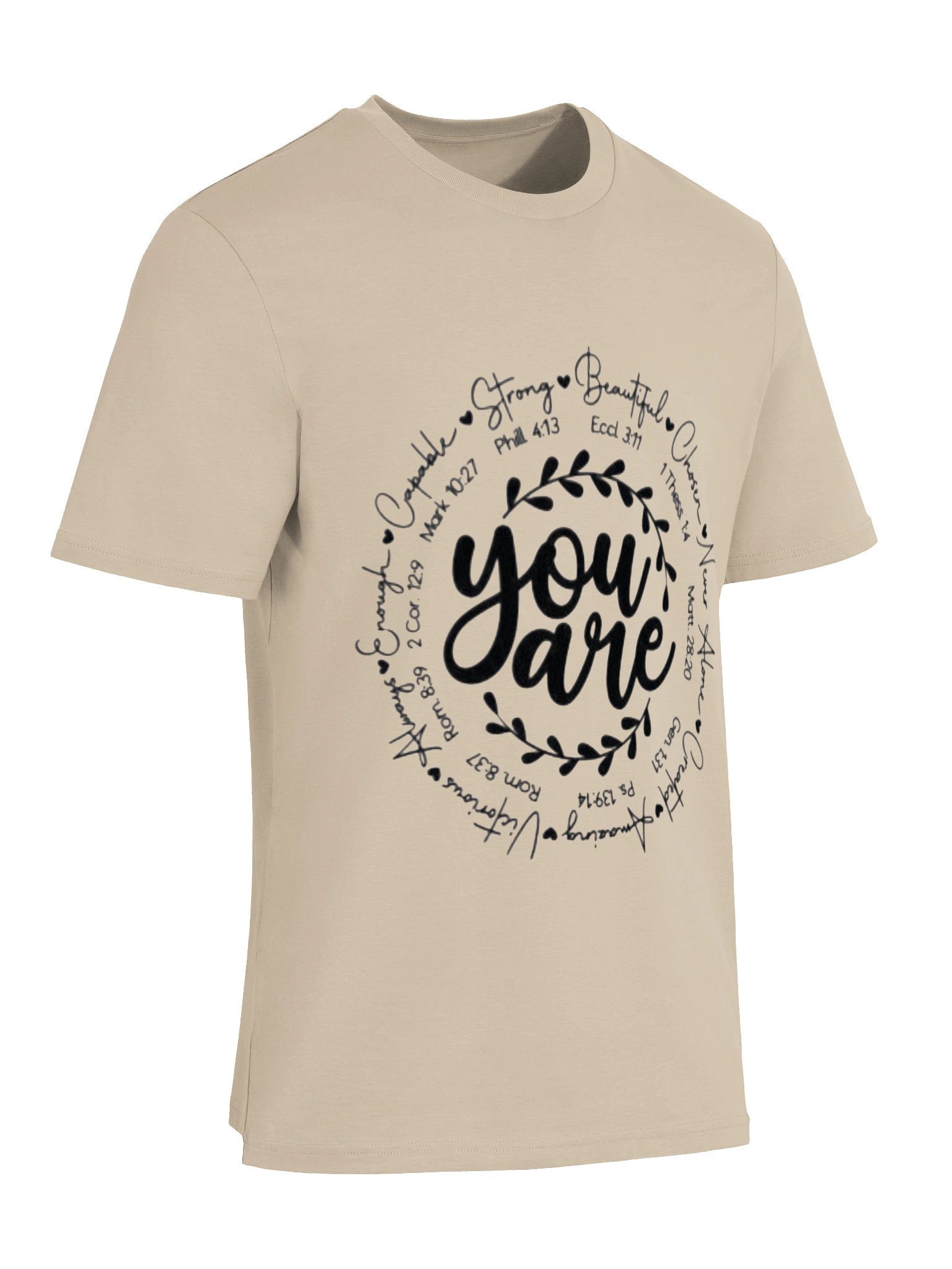You Are Beautiful Christian T-Shirt – Psalm 139:14 Inspirational Faith Tee | Bible Verse Christian Gift | Unisex Apparel product image (6)