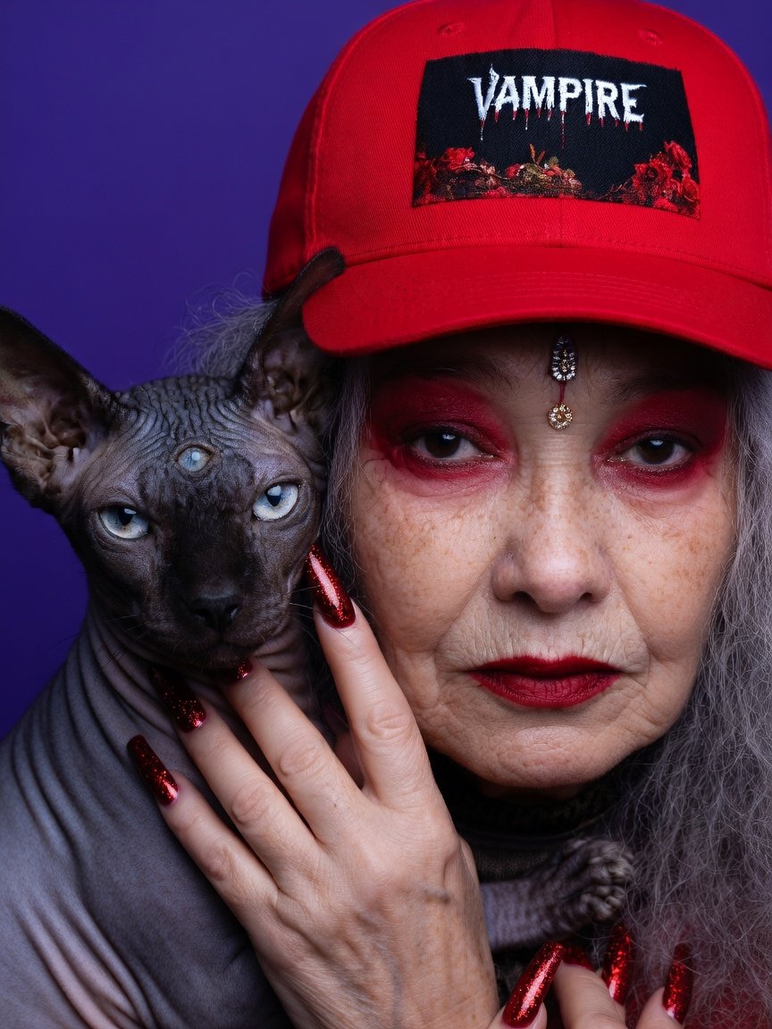VAMPIRE MOM OR DAD HAT product image (1)
