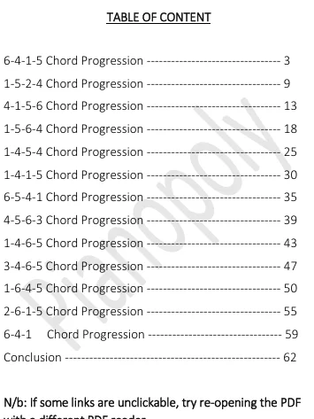 13 Essential Worship Progressions & Their Song Examples product image (2)