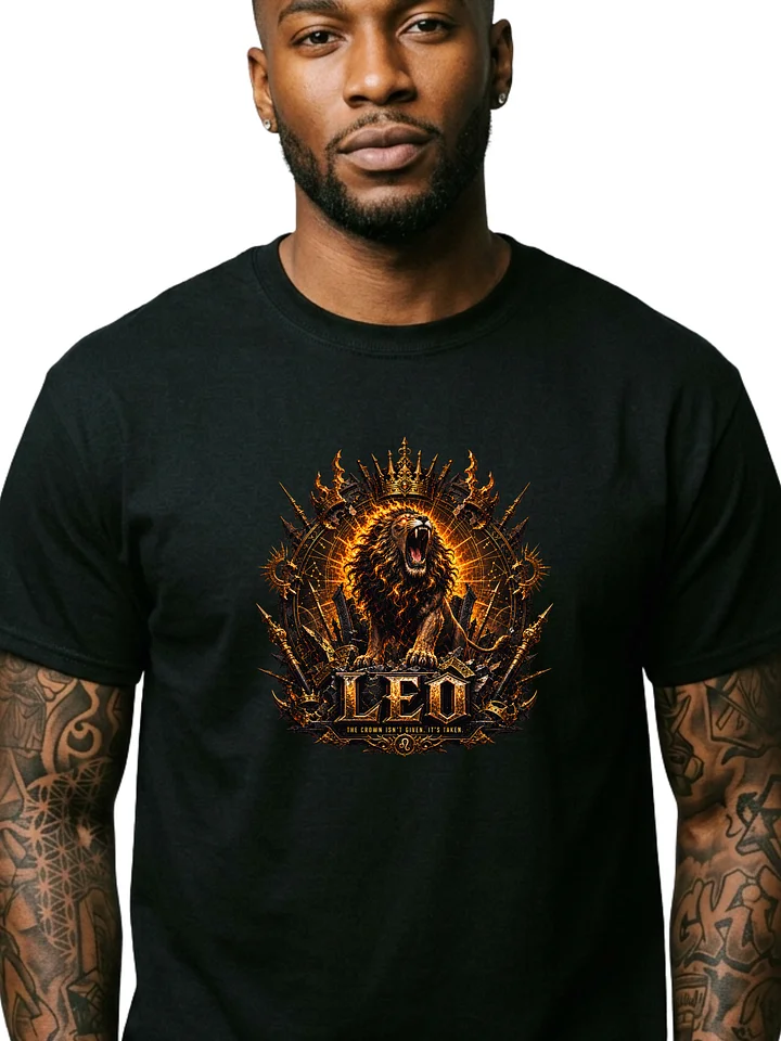 Leo Zodiac Gothic Streetwear Graphic Tee product image (1)