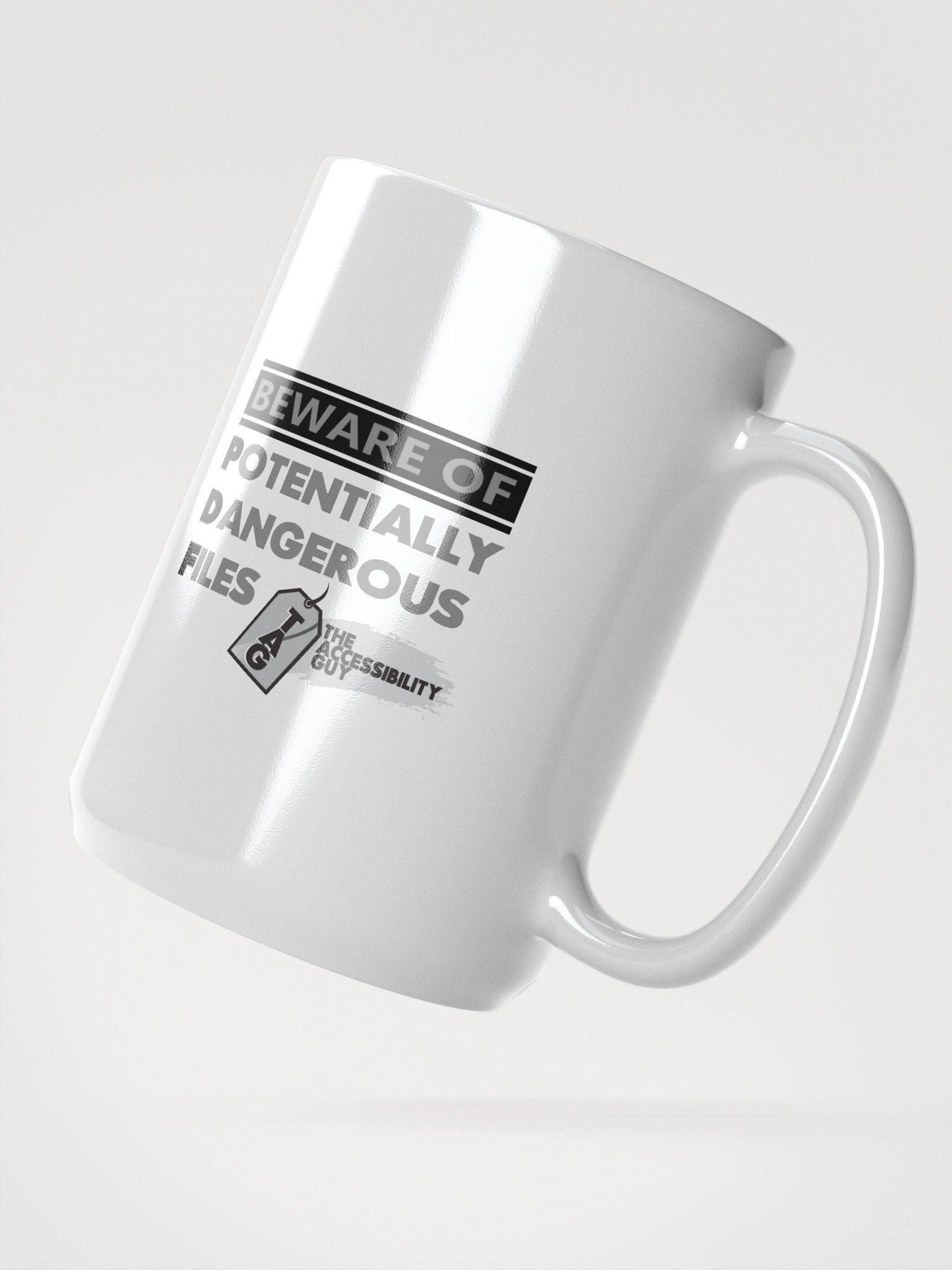 Classic TAG White PDF Mug product image (3)